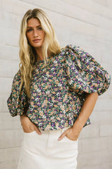 Odelia Floral Blouse FINAL SALE