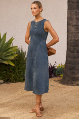 Christy Denim Midi Dress