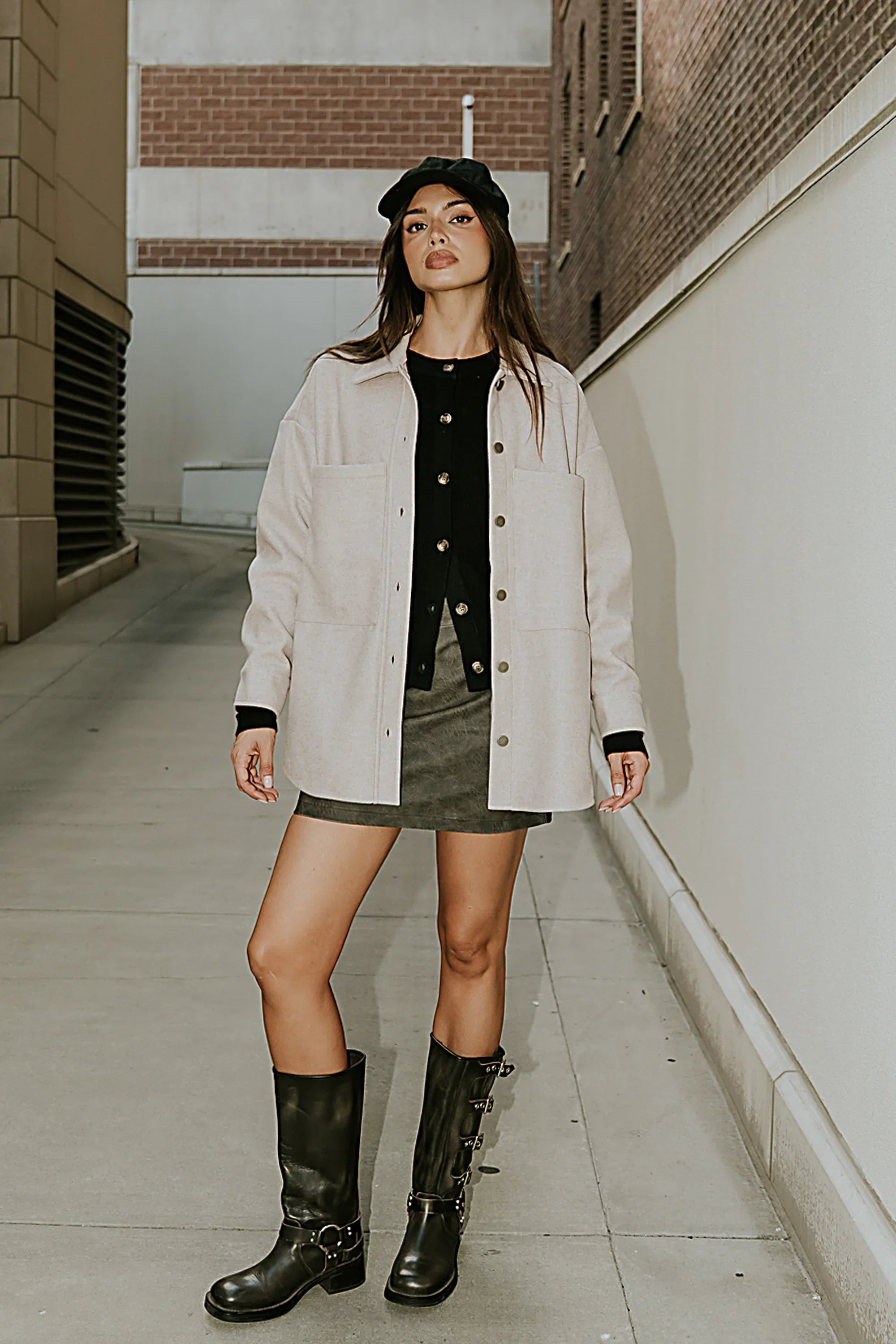 Bennie Oversized Shacket FINAL SALE