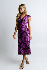 Cashe Lace Trim Maxi Dress FINAL SALE
