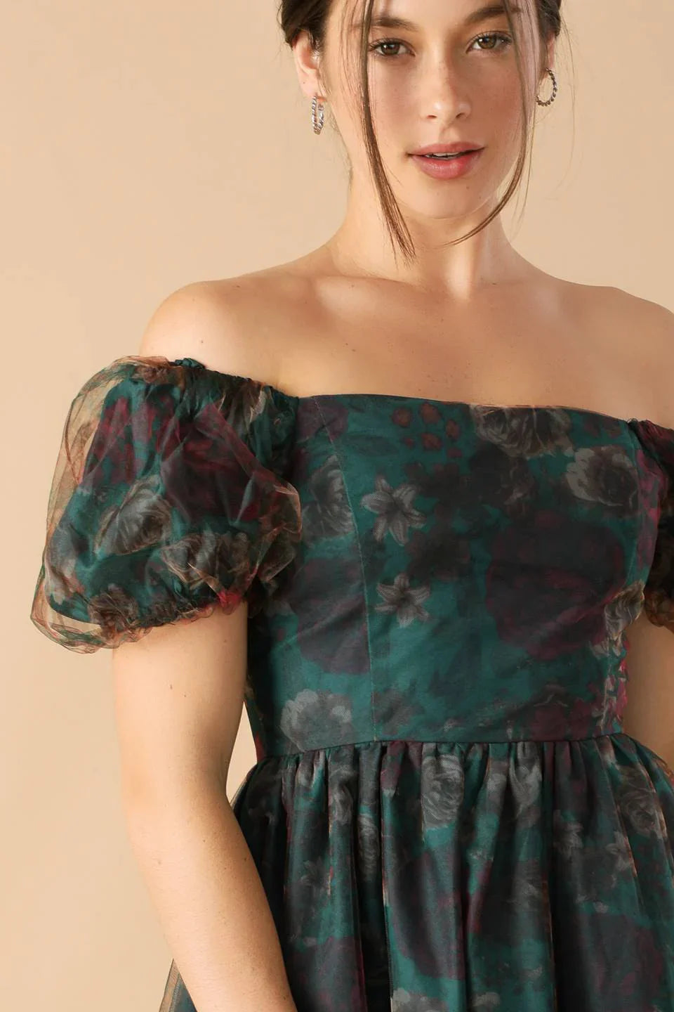 BE GOOD TO ME WOVEN ORGANZA DRESS FINAL SALE