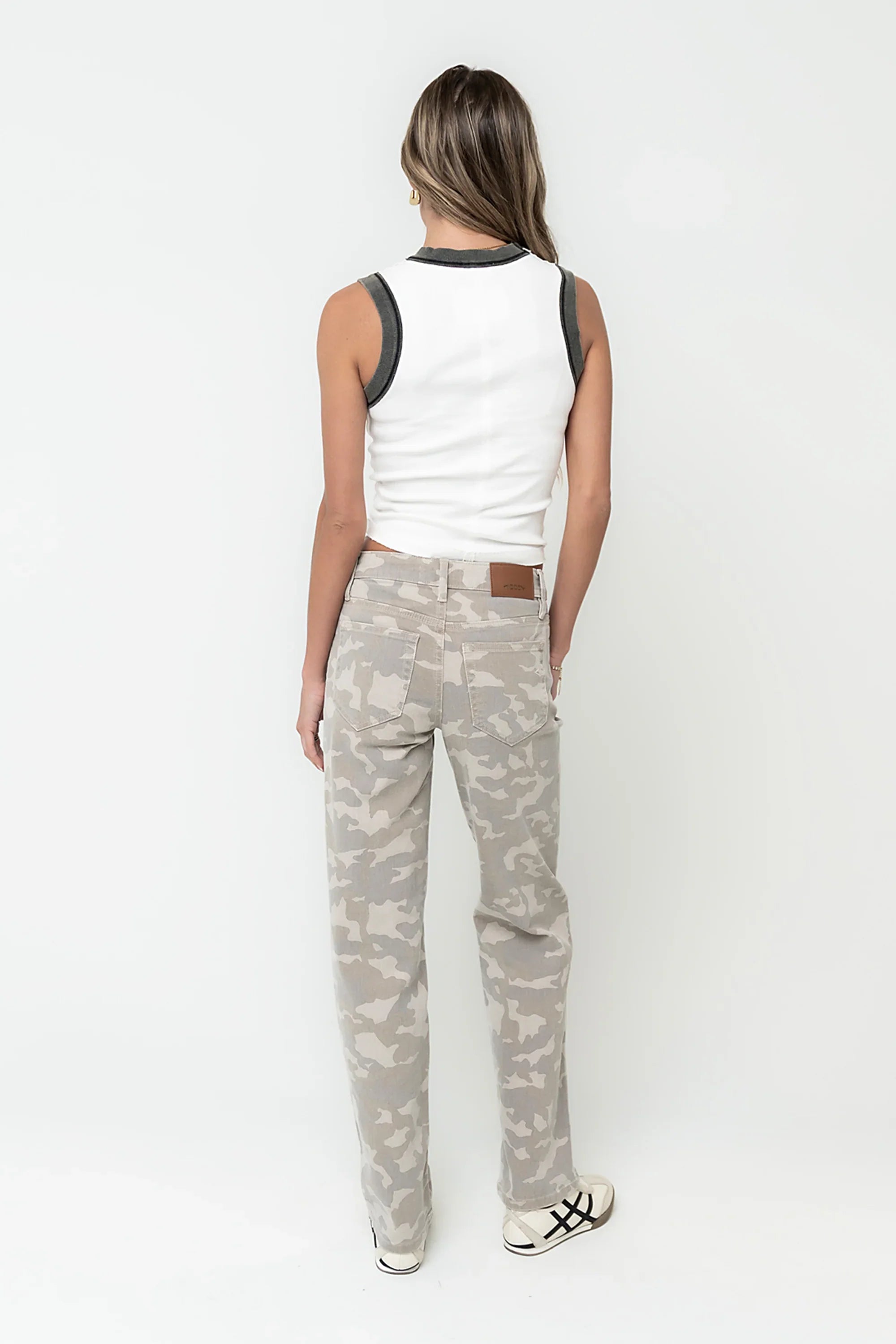 Lilah Reverse Seam Tank in Ivory
