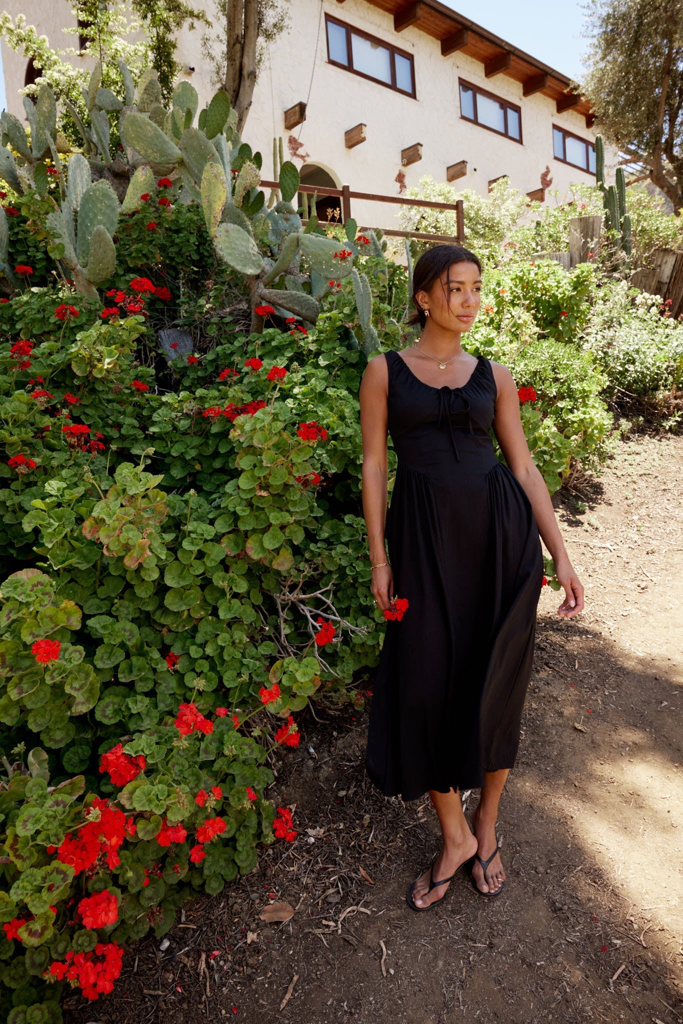 Barrett Midi Dress in Black FINAL SALE