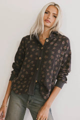 Tarah Knit Jacket in Charcoal FINAL SALE