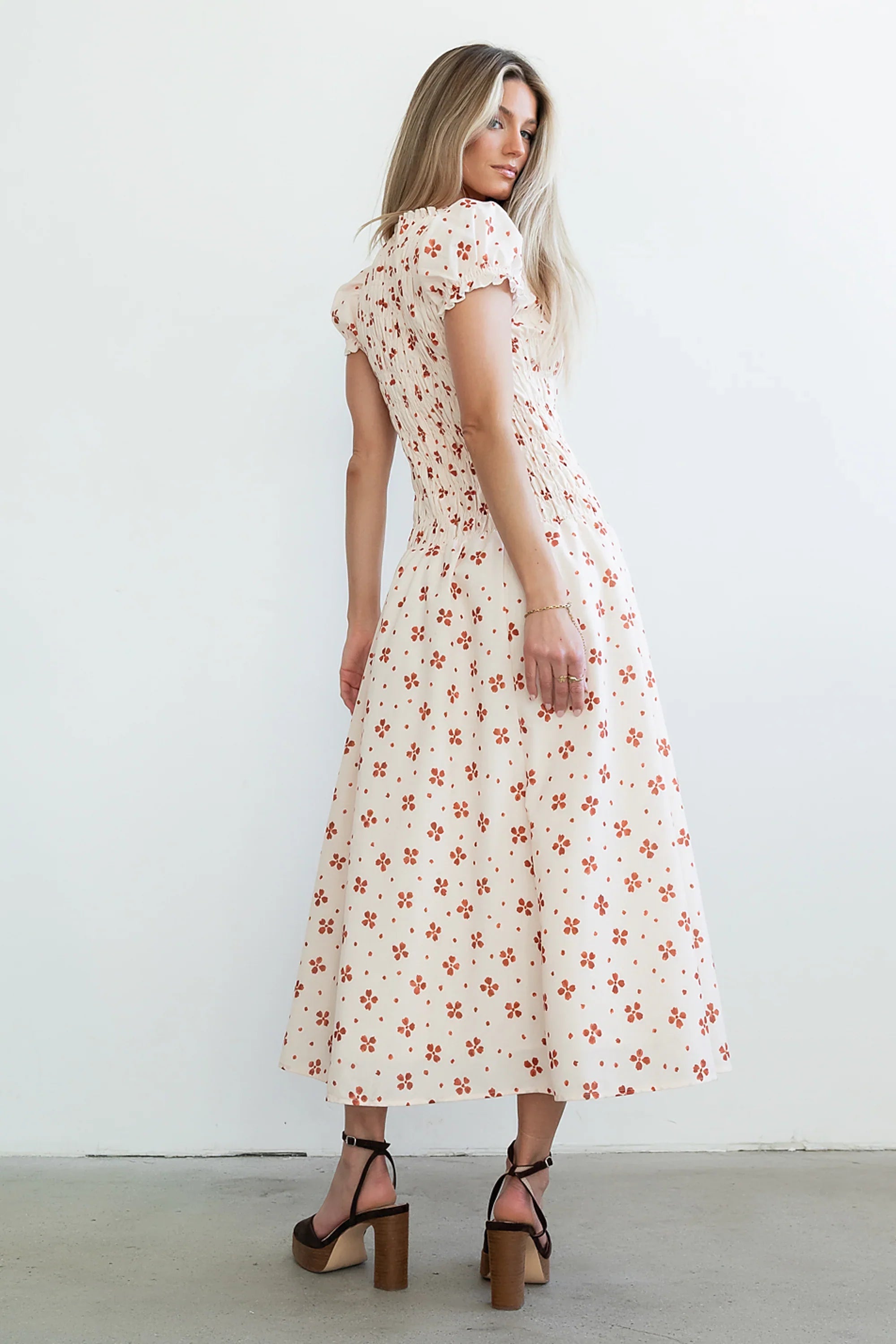 Opal Maxi Dress in Beige