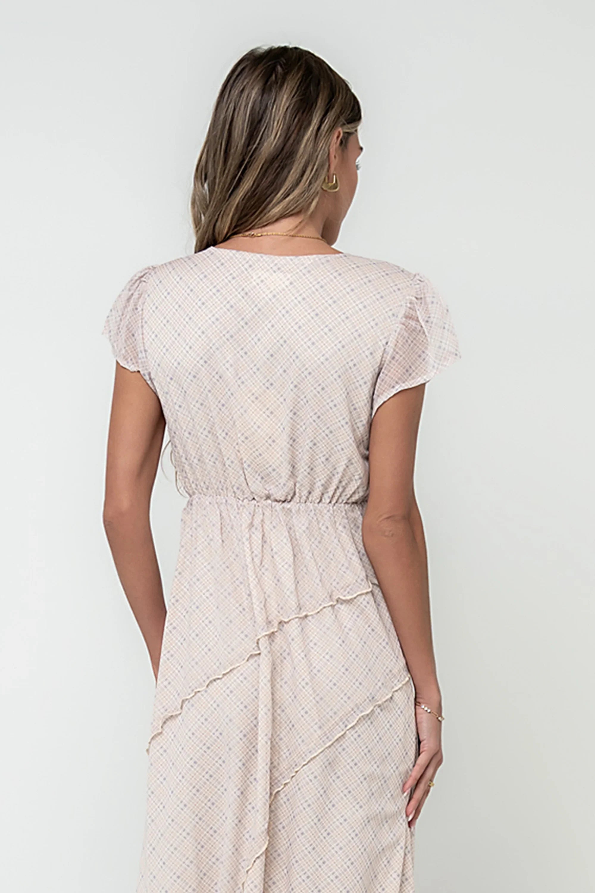 Mindy Plaid Maxi Dress