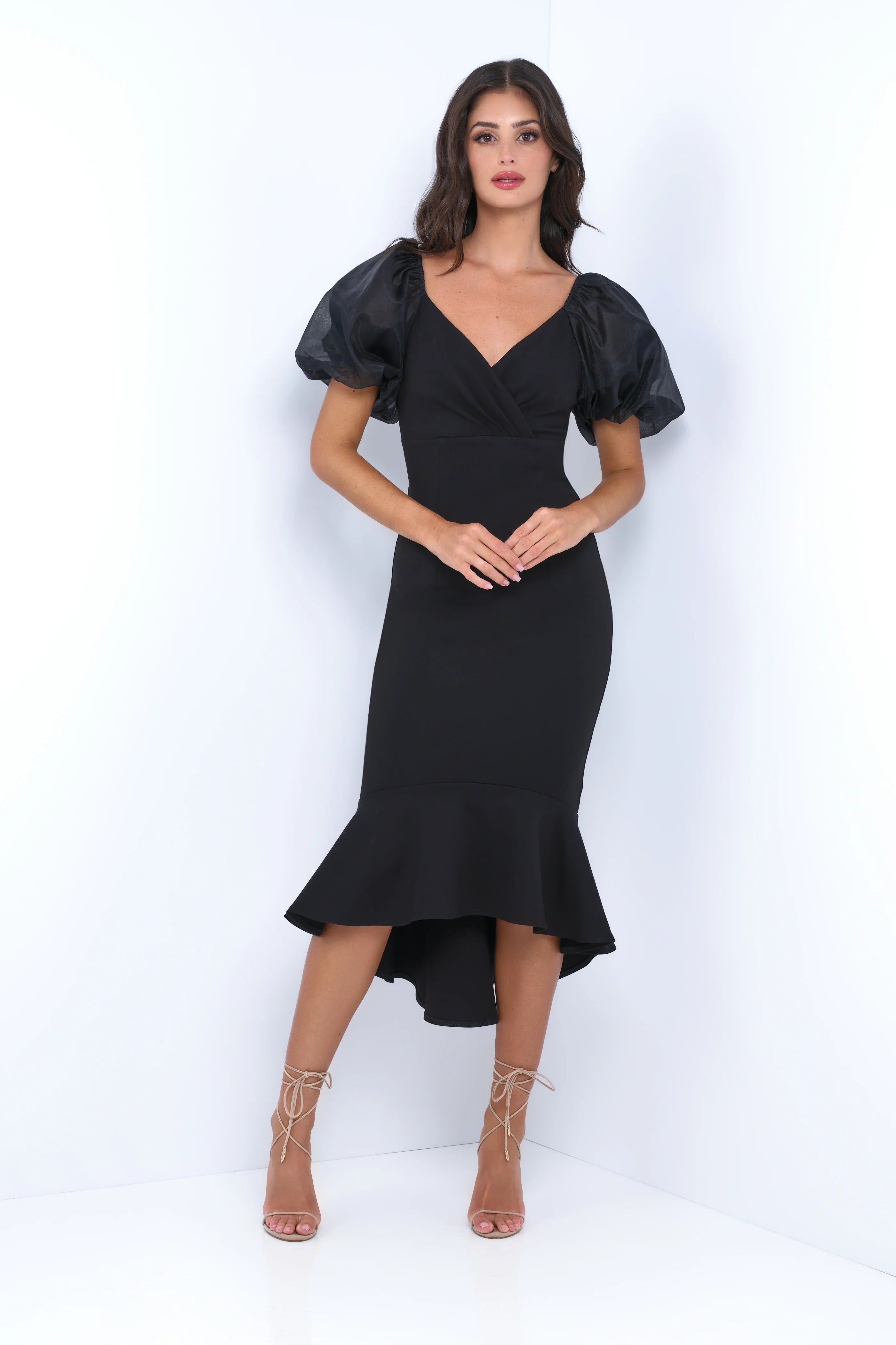 Diana Midi Dress Black