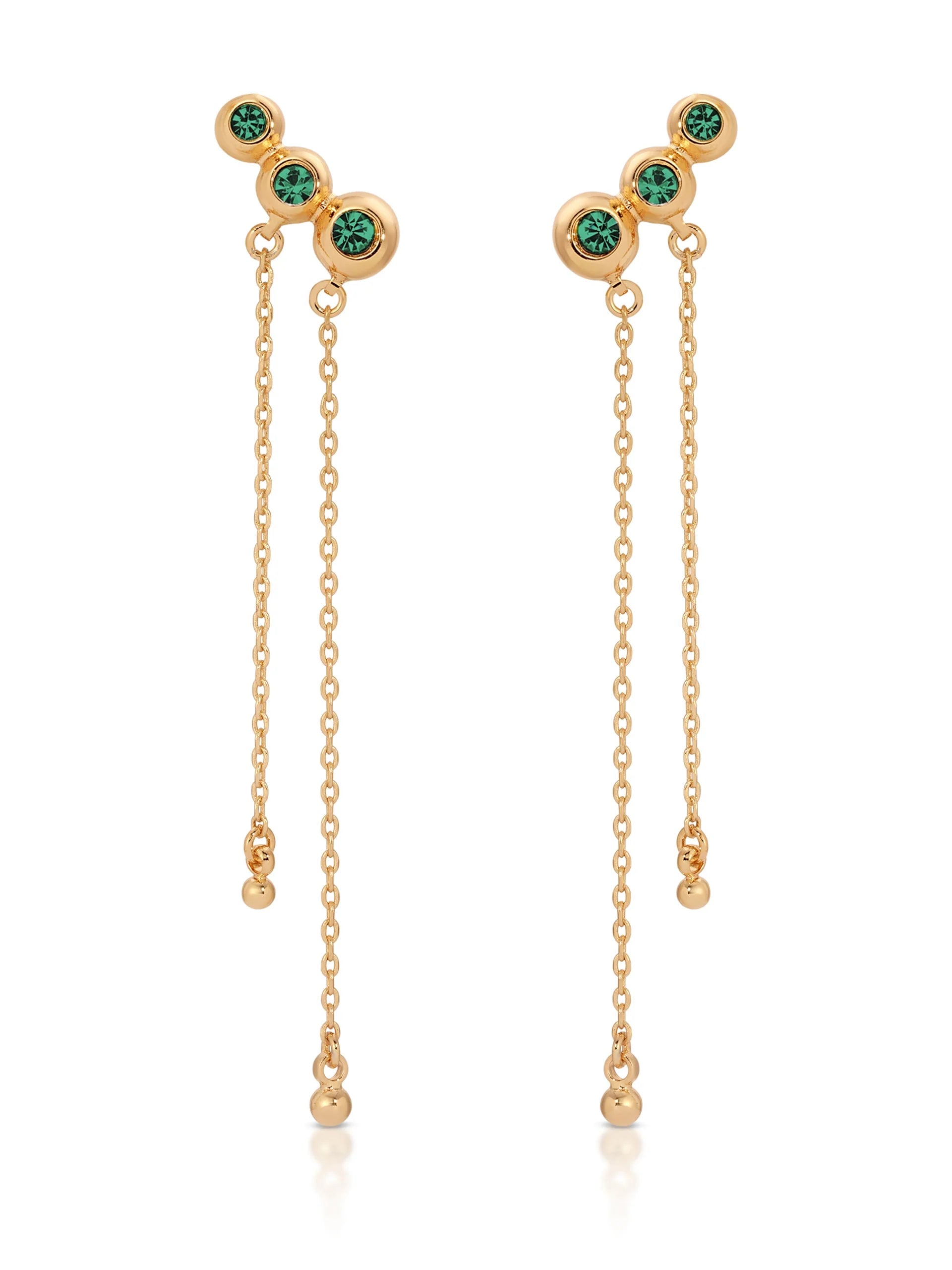Emerald City Waterfall Earrings