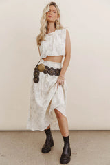 Trinity Floral Midi Skirt FINAL SALE