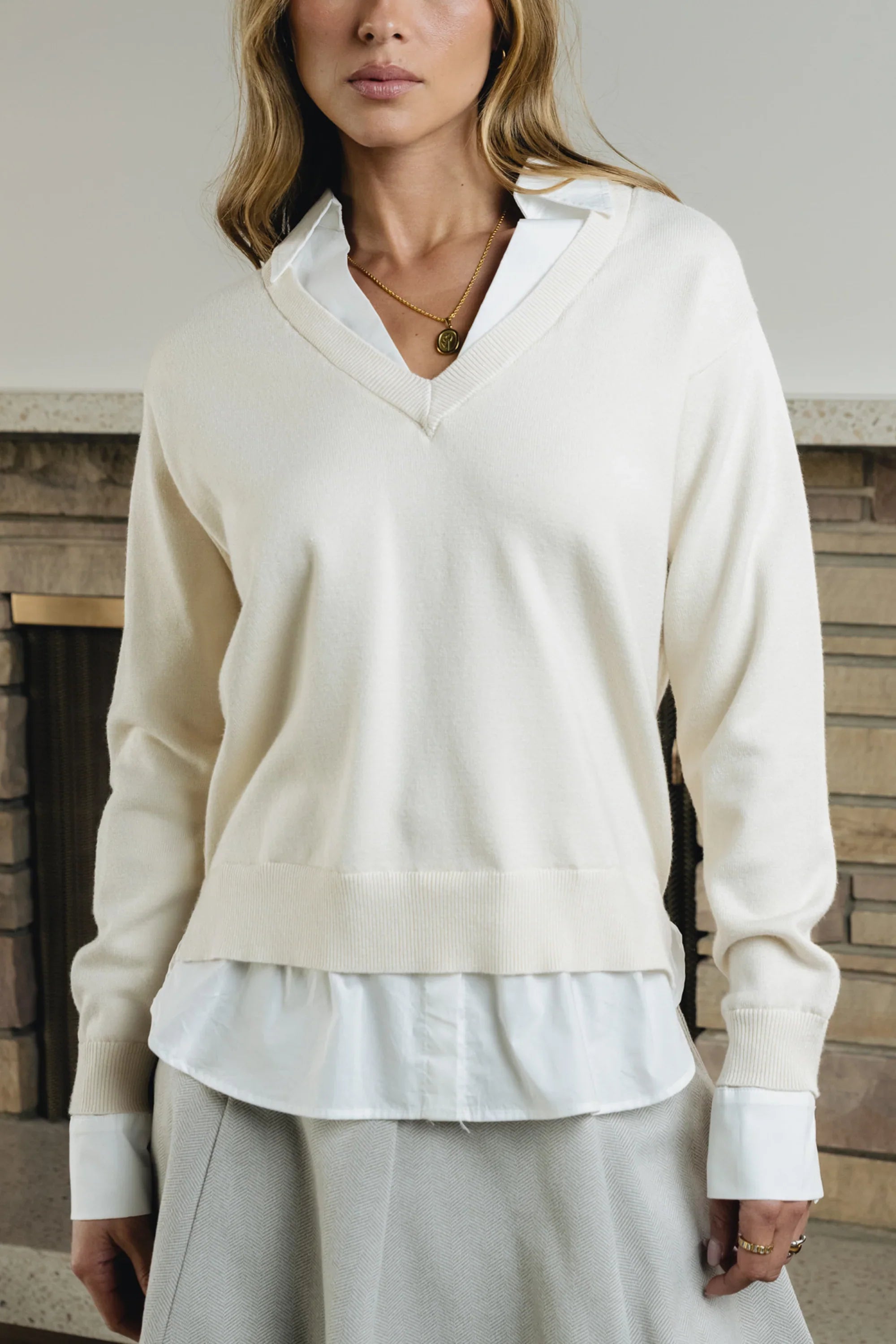 Trisha Layered Sweater
