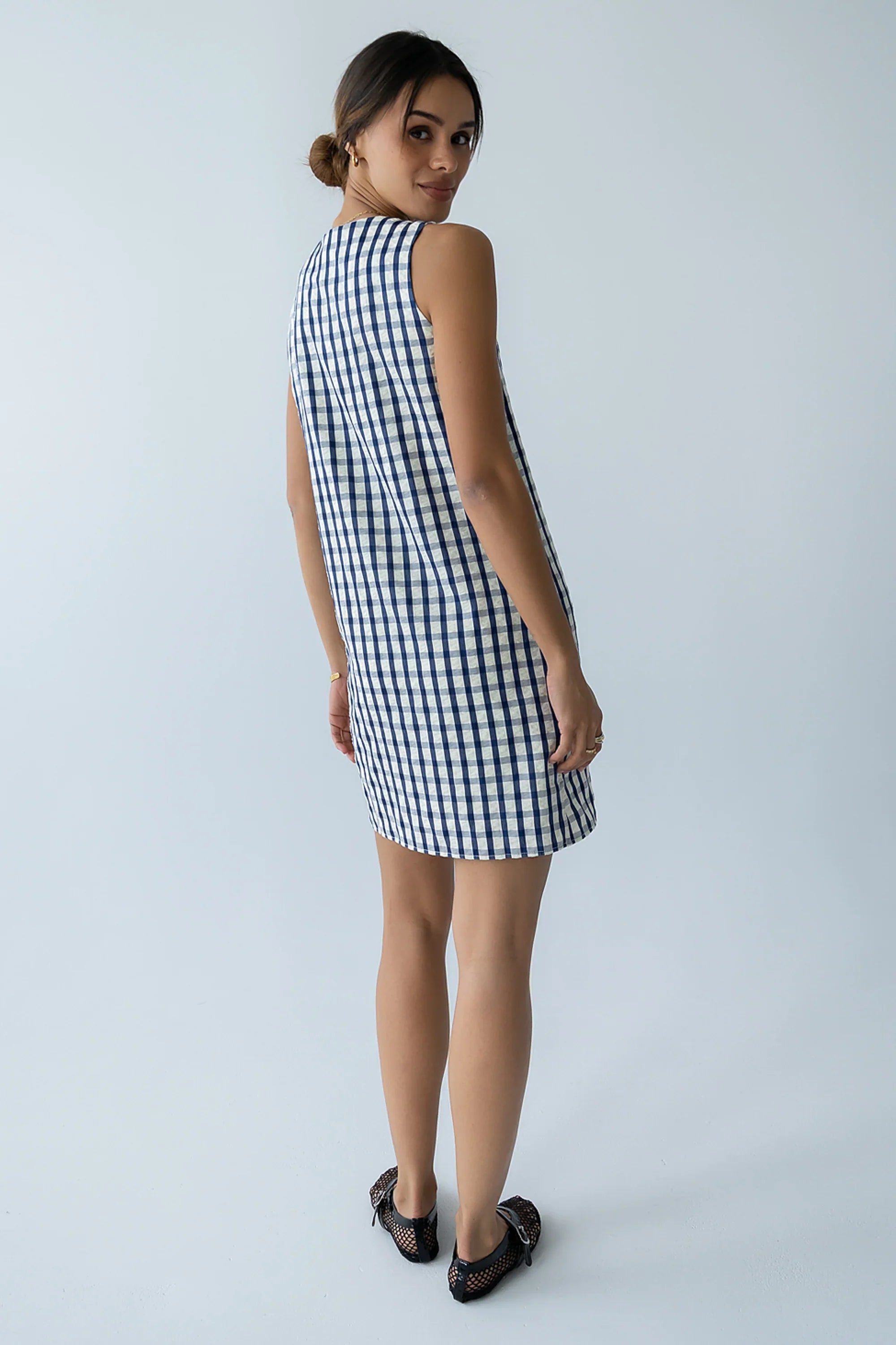Sue Gingham Mini Dress