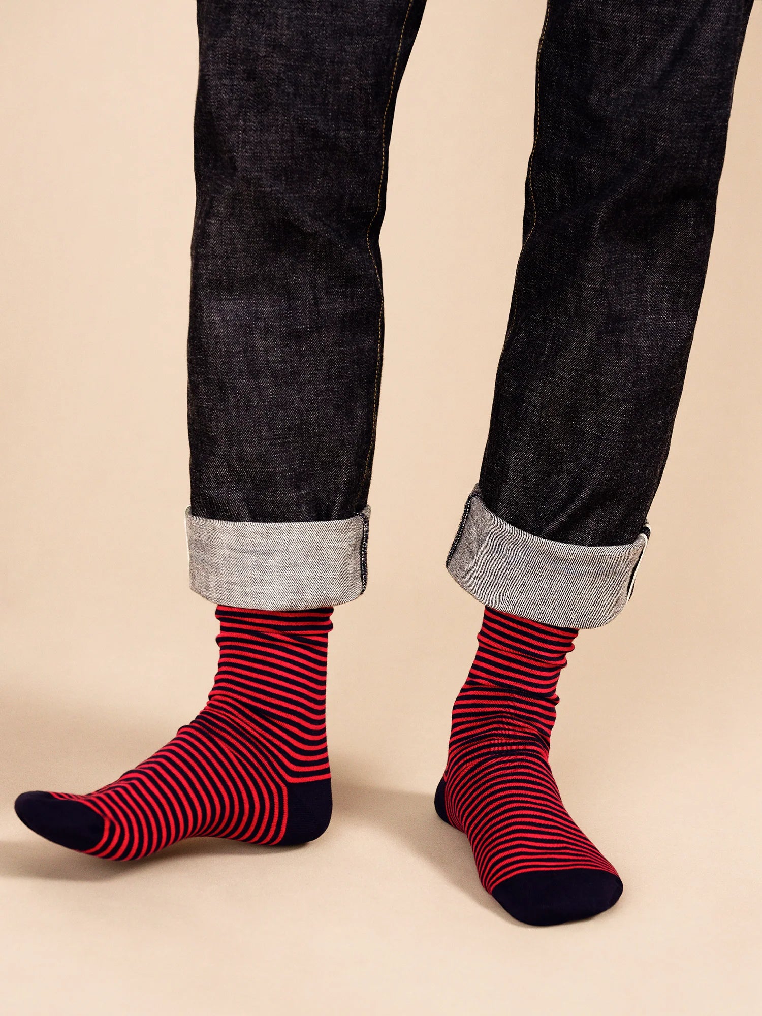 Nautical Stripe Mens Crew