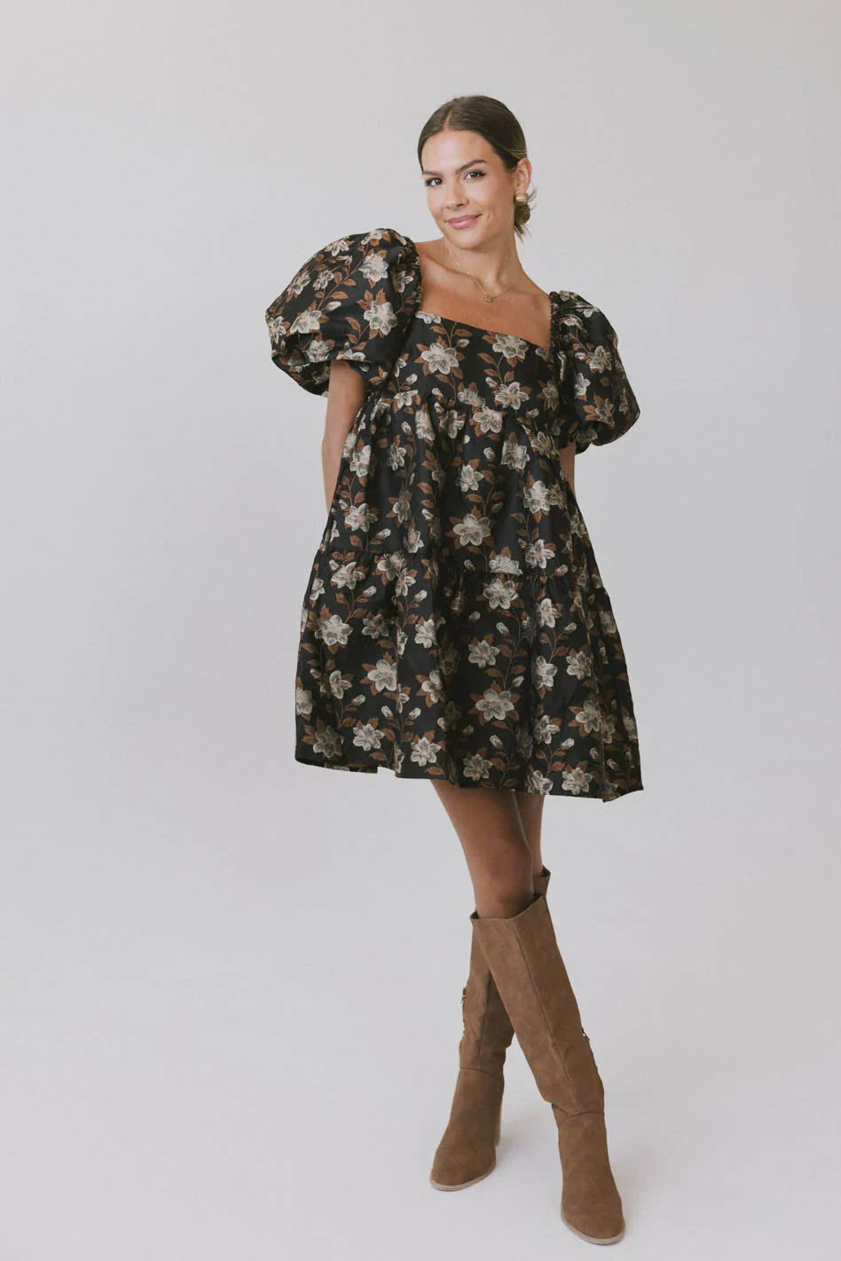 Moore Floral Babydoll Dress FINAL SALE