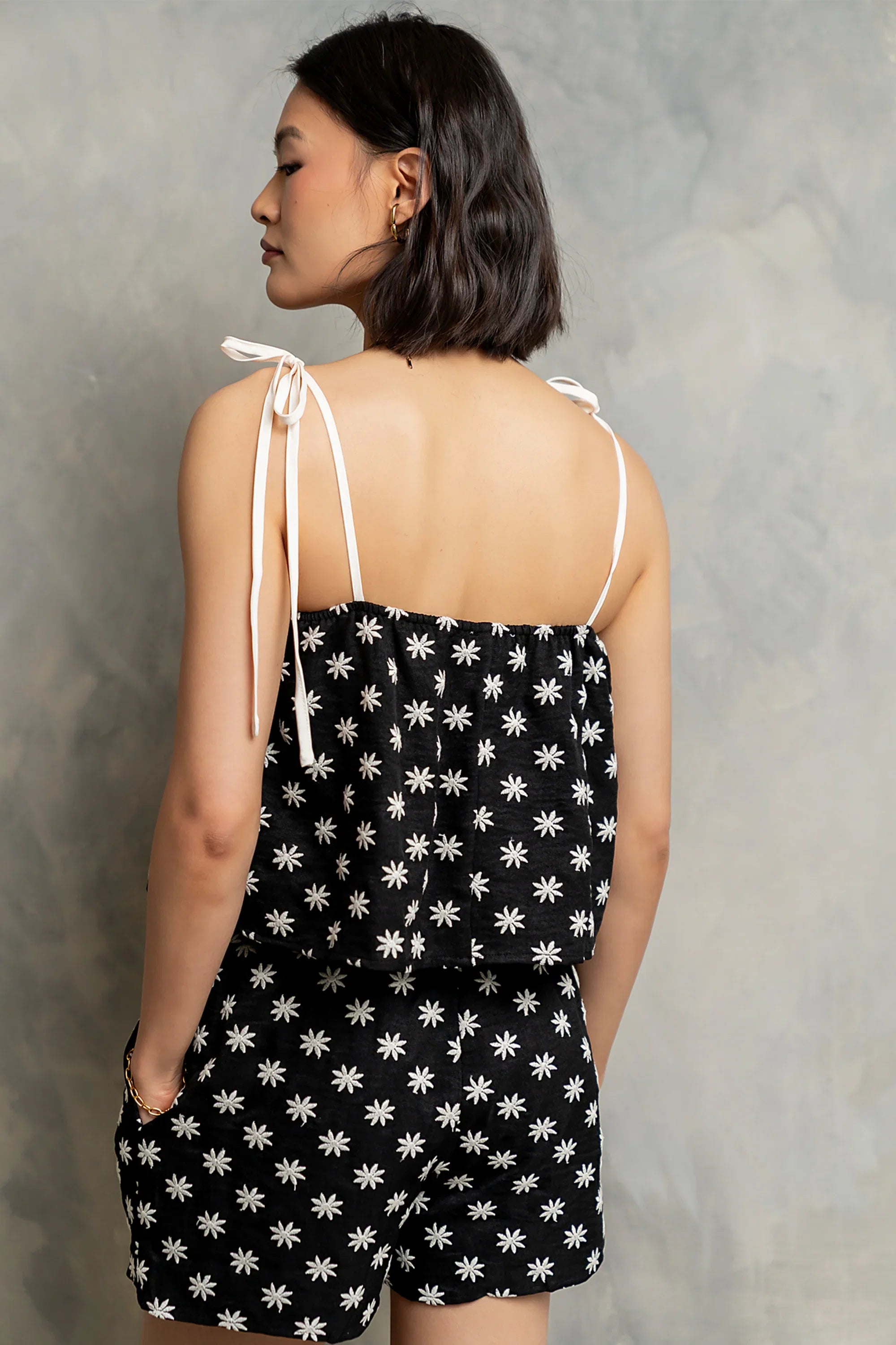 Mazzy Embroidered Floral Tank Top