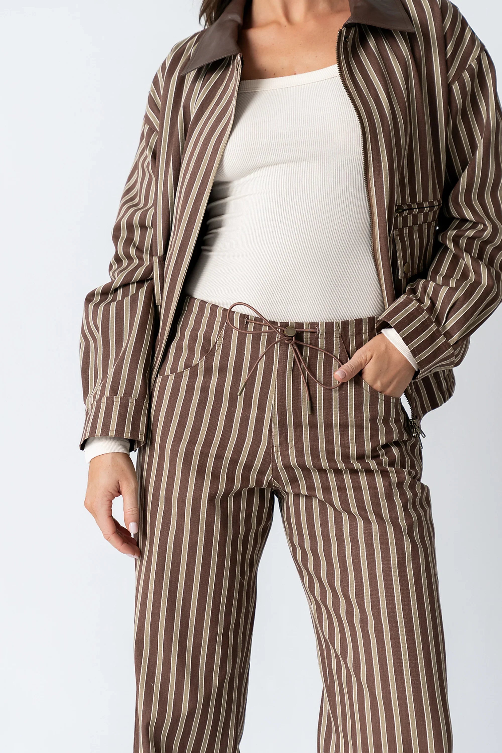 Carla Striped Wide Leg Pants FINAL SALE