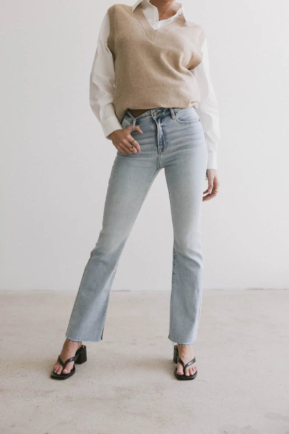Ryan Bootcut Jeans in Light Wash FINAL SALE