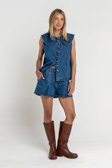 Paula Pleated Shorts