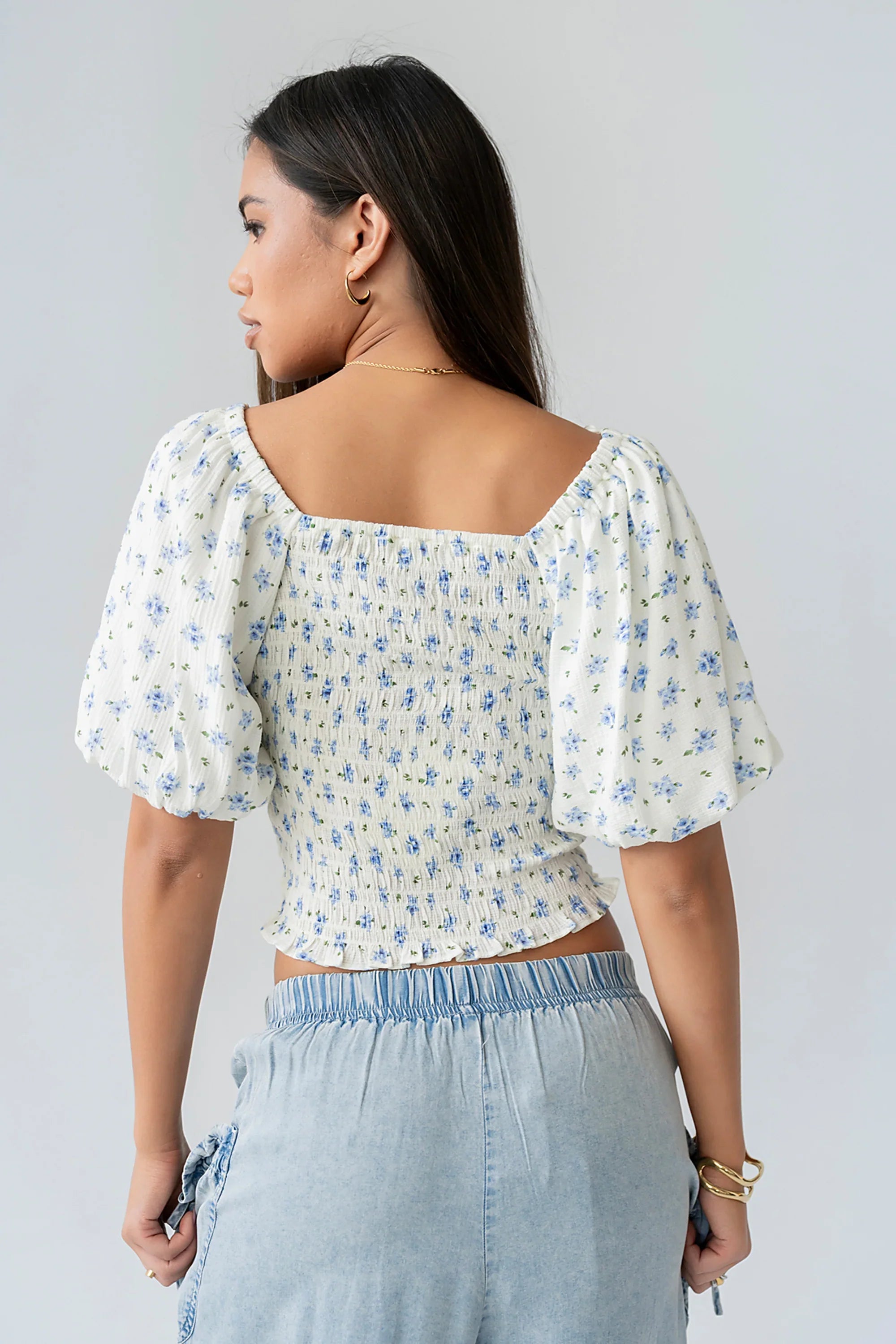 Brin Floral Top