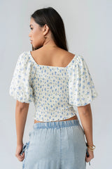 Brin Floral Top