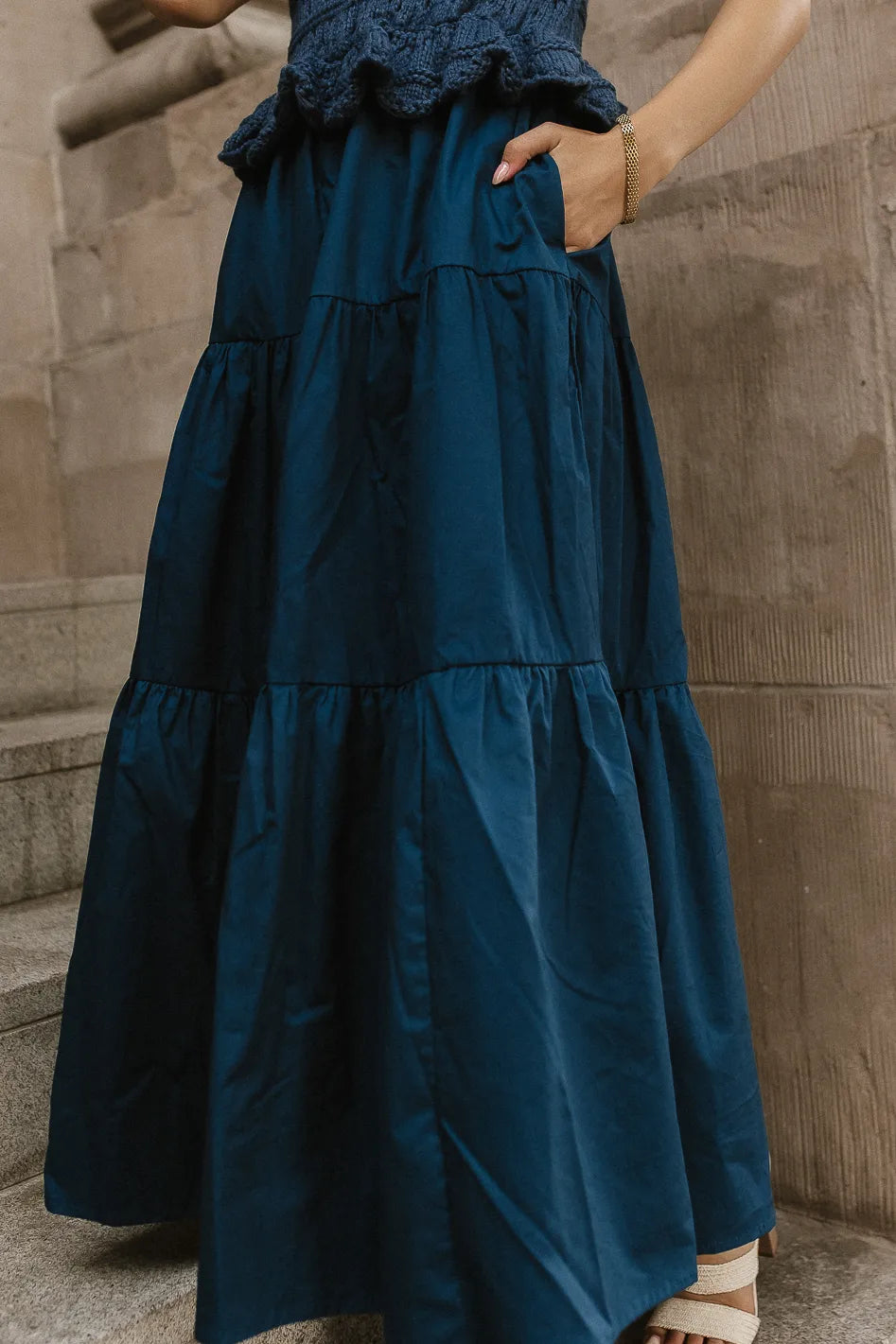 Carey Maxi Dress in Teal FINAL SALE