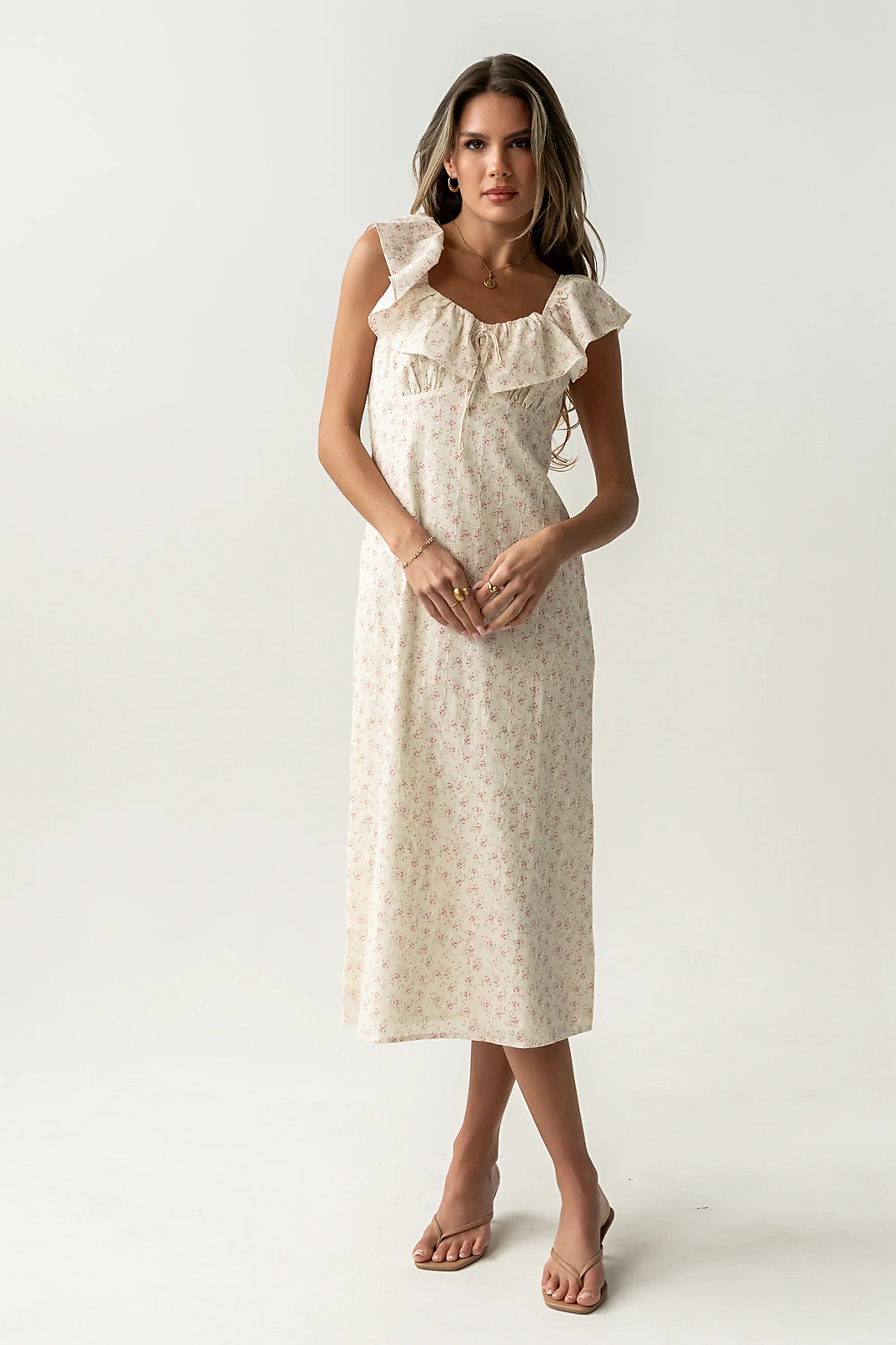 Rustin Floral Midi Dress