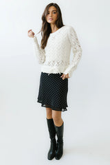 Joseph Knit Sweater in Ivory
