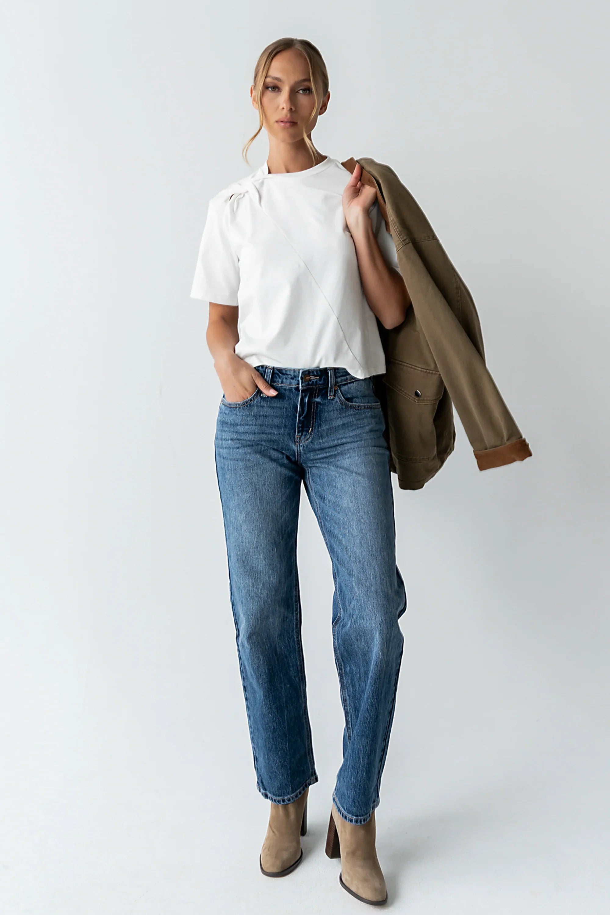 Rendall Relaxed Straight Leg Jeans