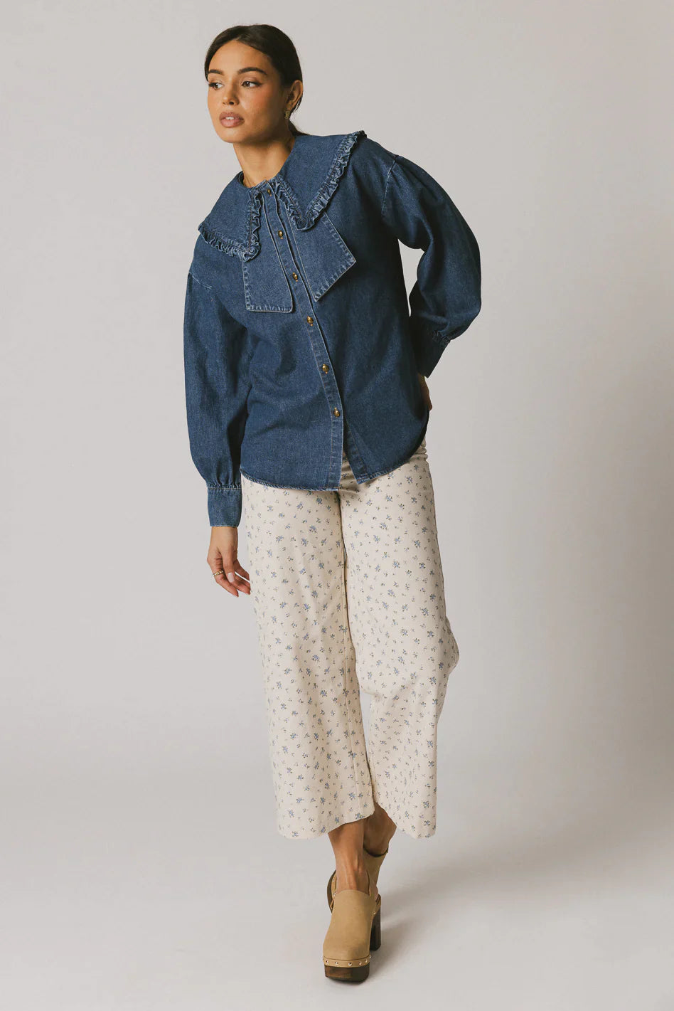 Mannie Collared Button Up FINAL SALE