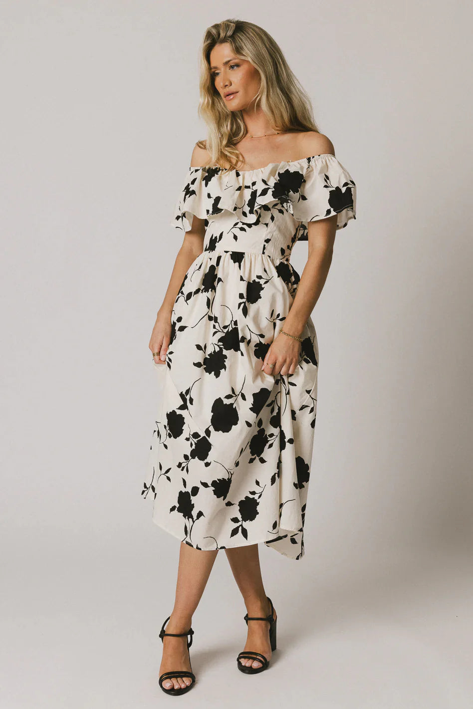 Chaney Floral Midi Dress FINAL SALE