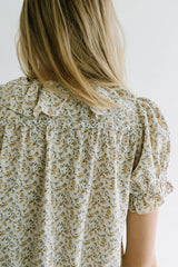 Bennie Collared Blouse in Cream