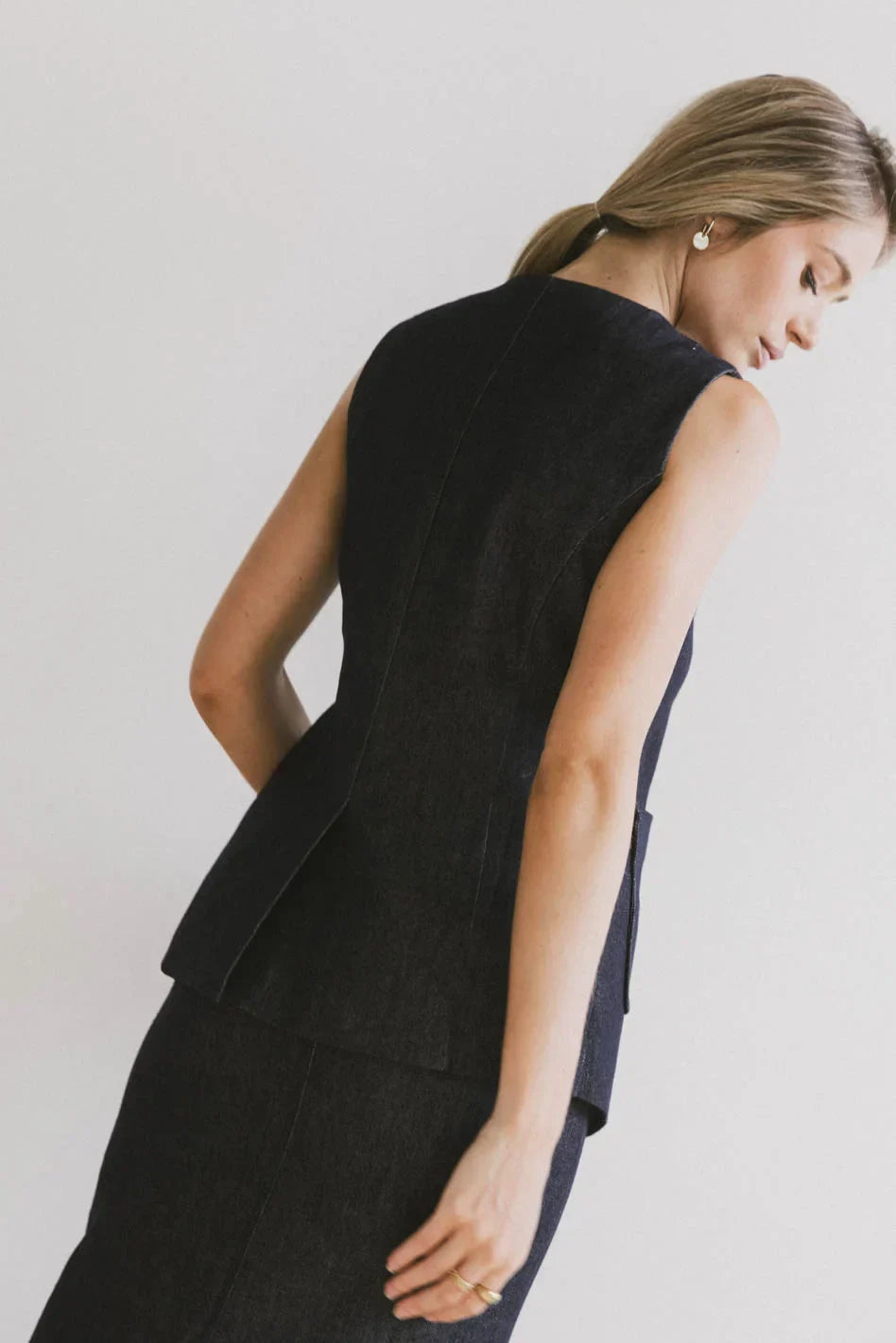 Miriam Denim Vest FINAL SALE