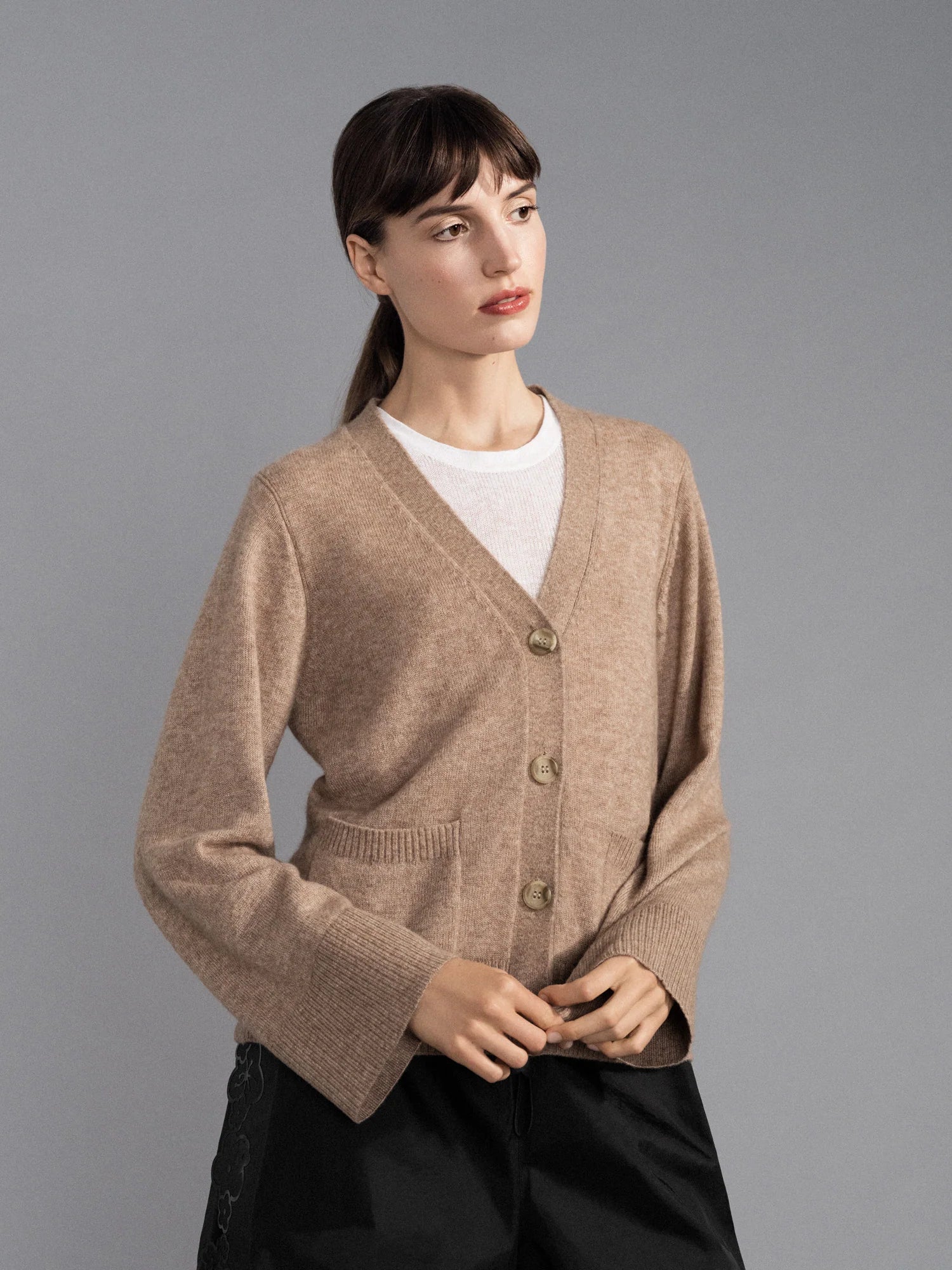 Cashmere Lauren Cardigan