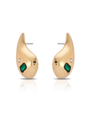 Emerald Droplet Earrings