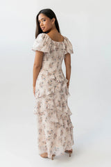 Oakley Ruffle Floral Maxi Dress