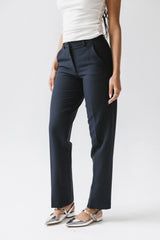 Mitchel Straight Leg Trouser in Navy