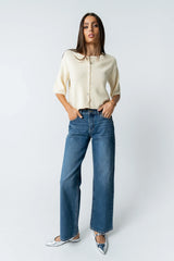 Macey Knit Sweater in Yellow