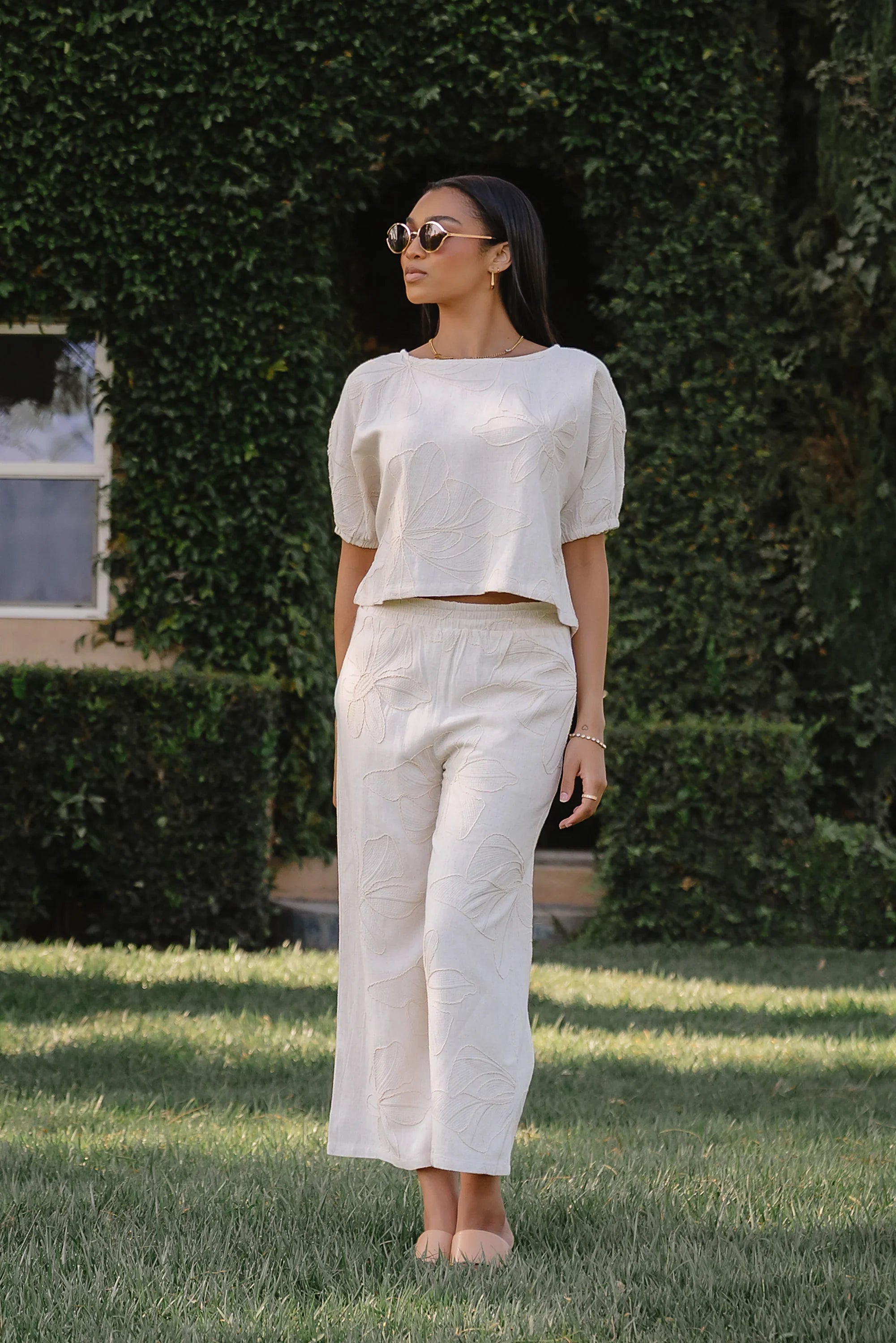 Kortney Floral Wide Leg Pants
