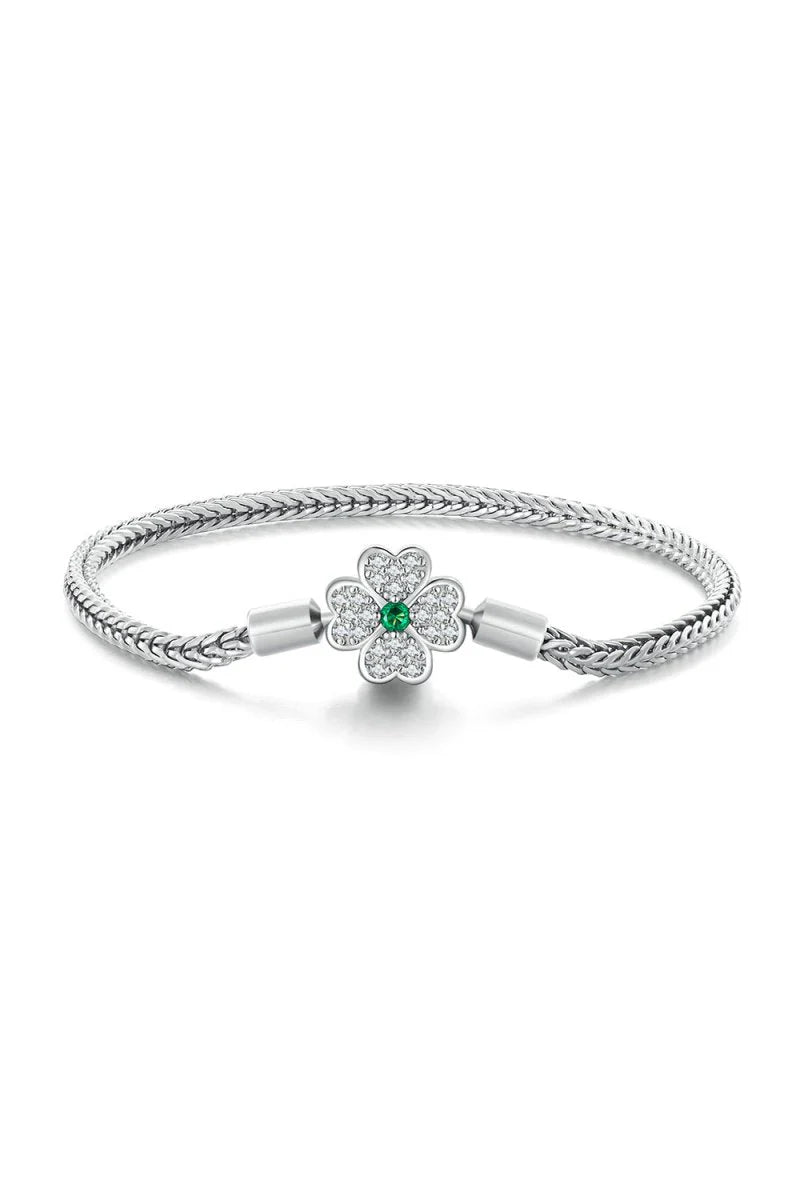 Lucky Four Leaf Clover Bracelet