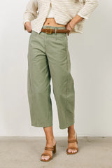 Sephrina Barrel Pants in Olive FINAL SALE