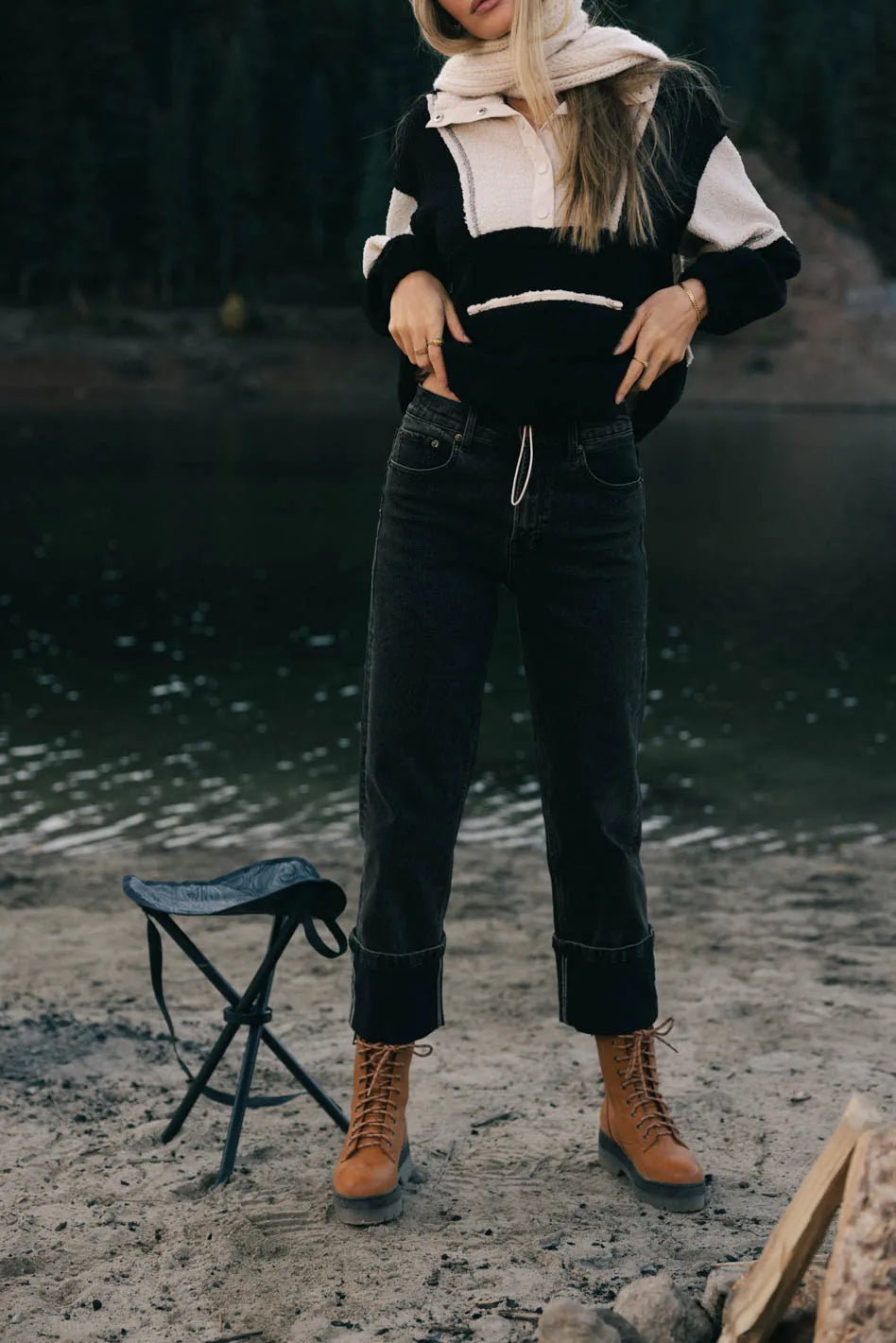 Alcott Cuffed Straight Leg Jeans FINAL SALE