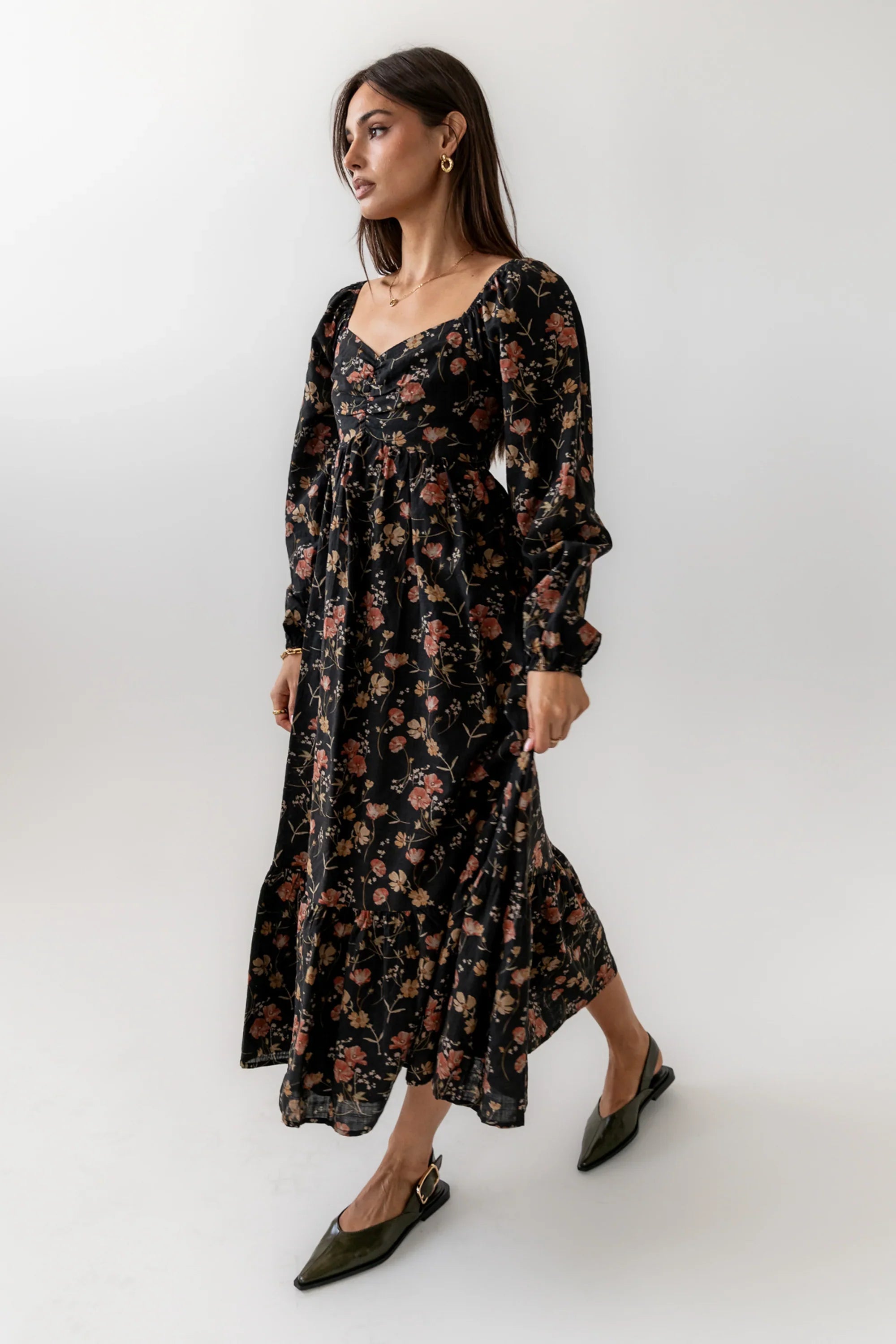Michelle Floral Maxi Dress FINAL SALE