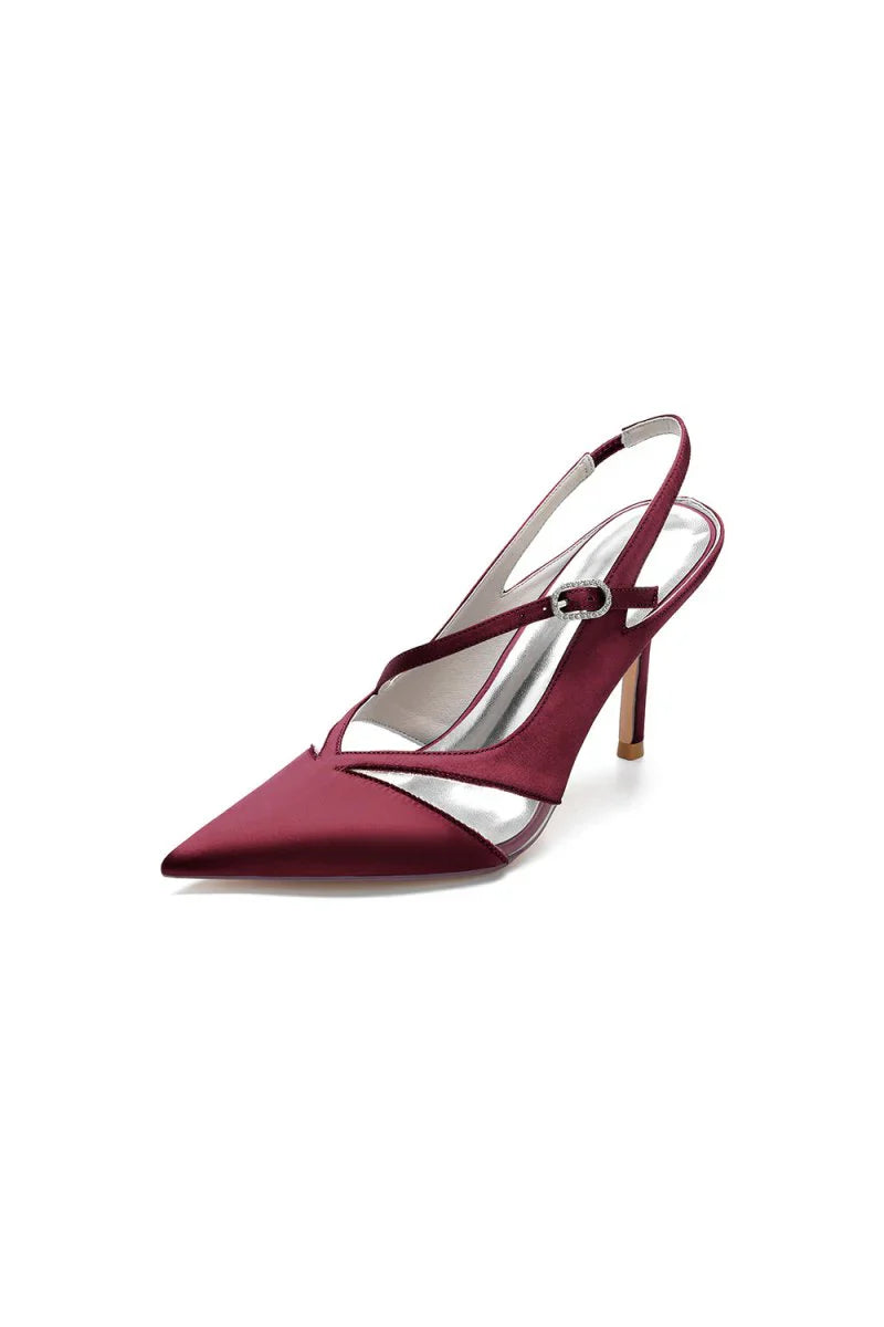 Slingback Pointed Toe High Heels
