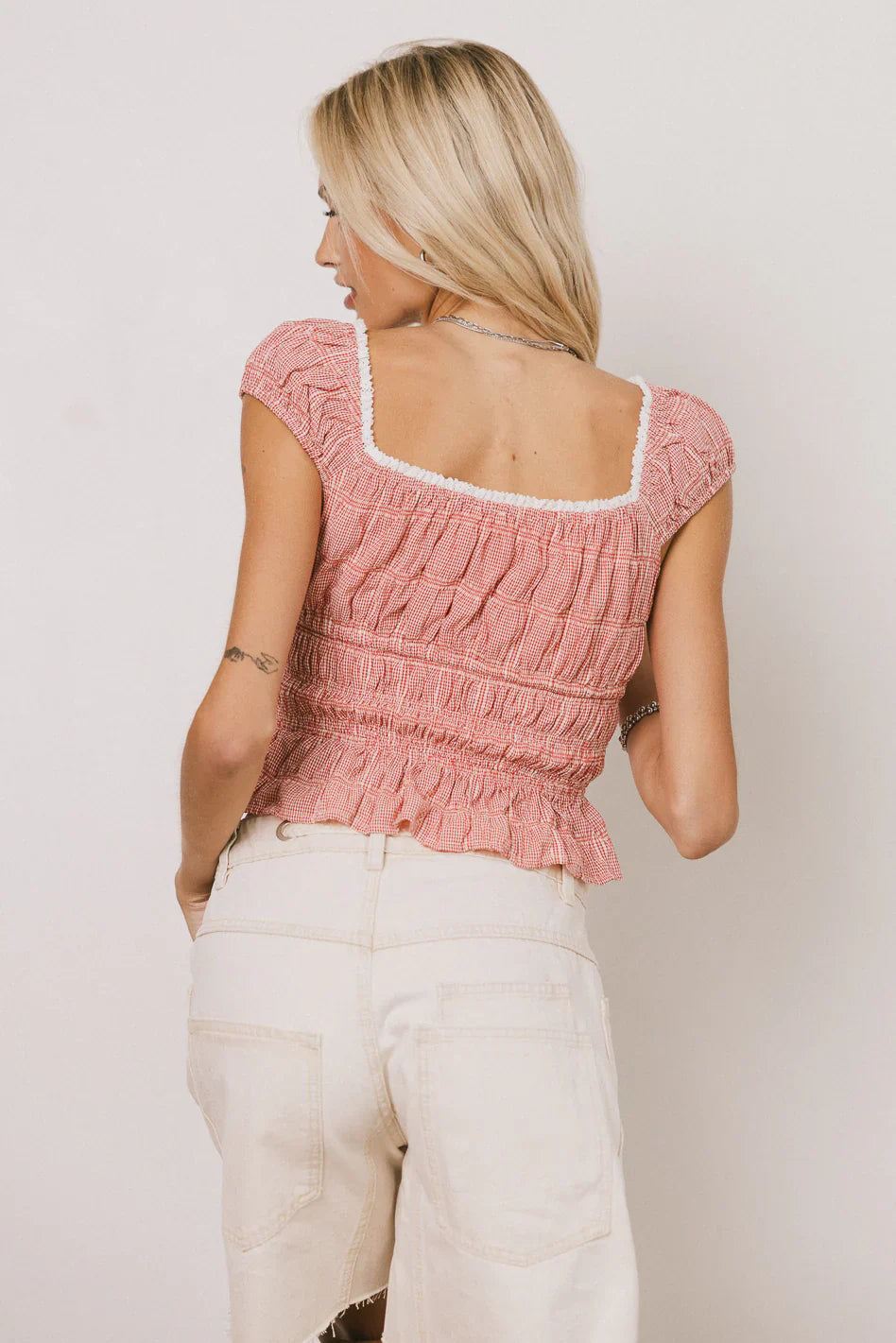Mimi Gingham Top FINAL SALE