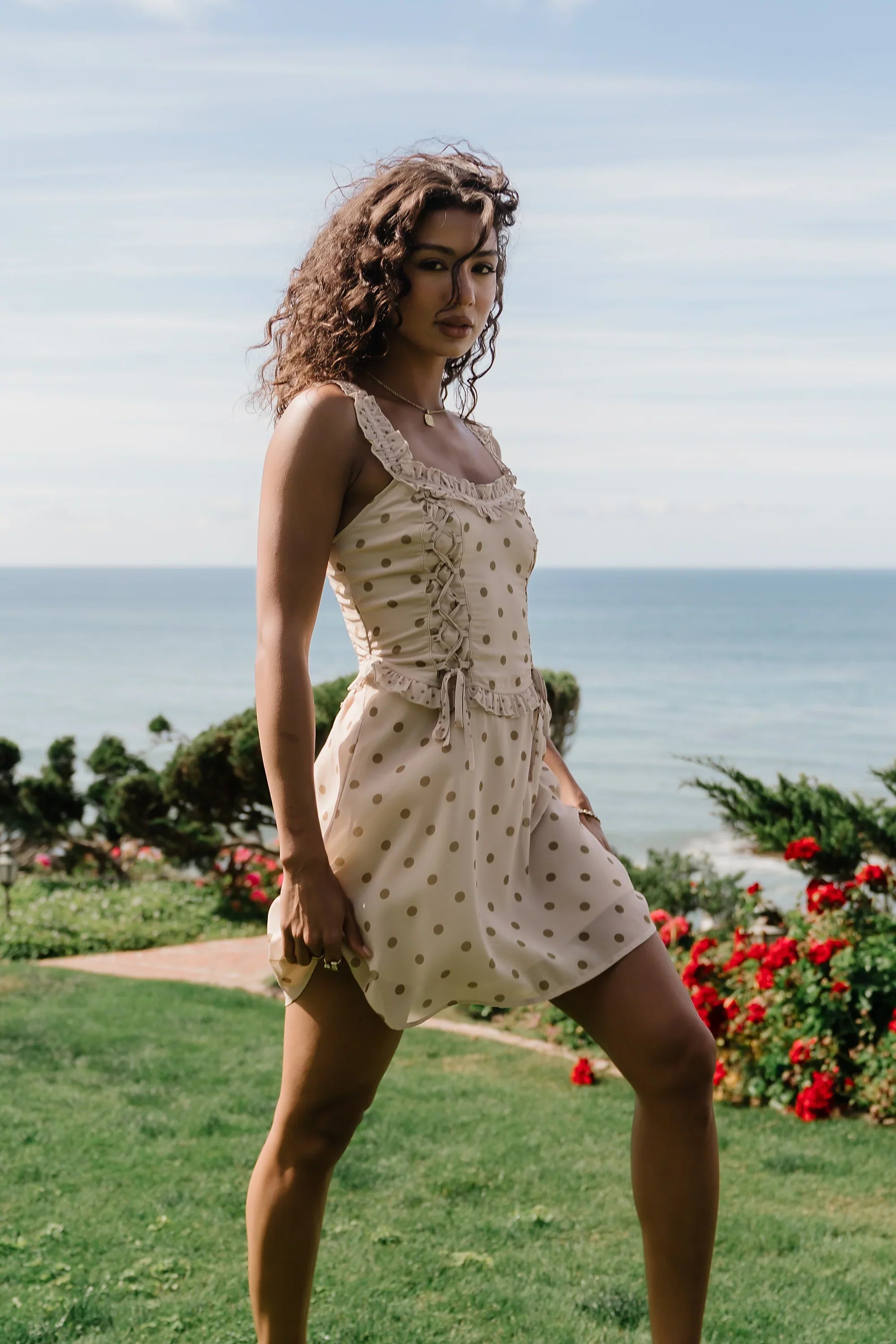 Rylan Polka Dot Mini Dress