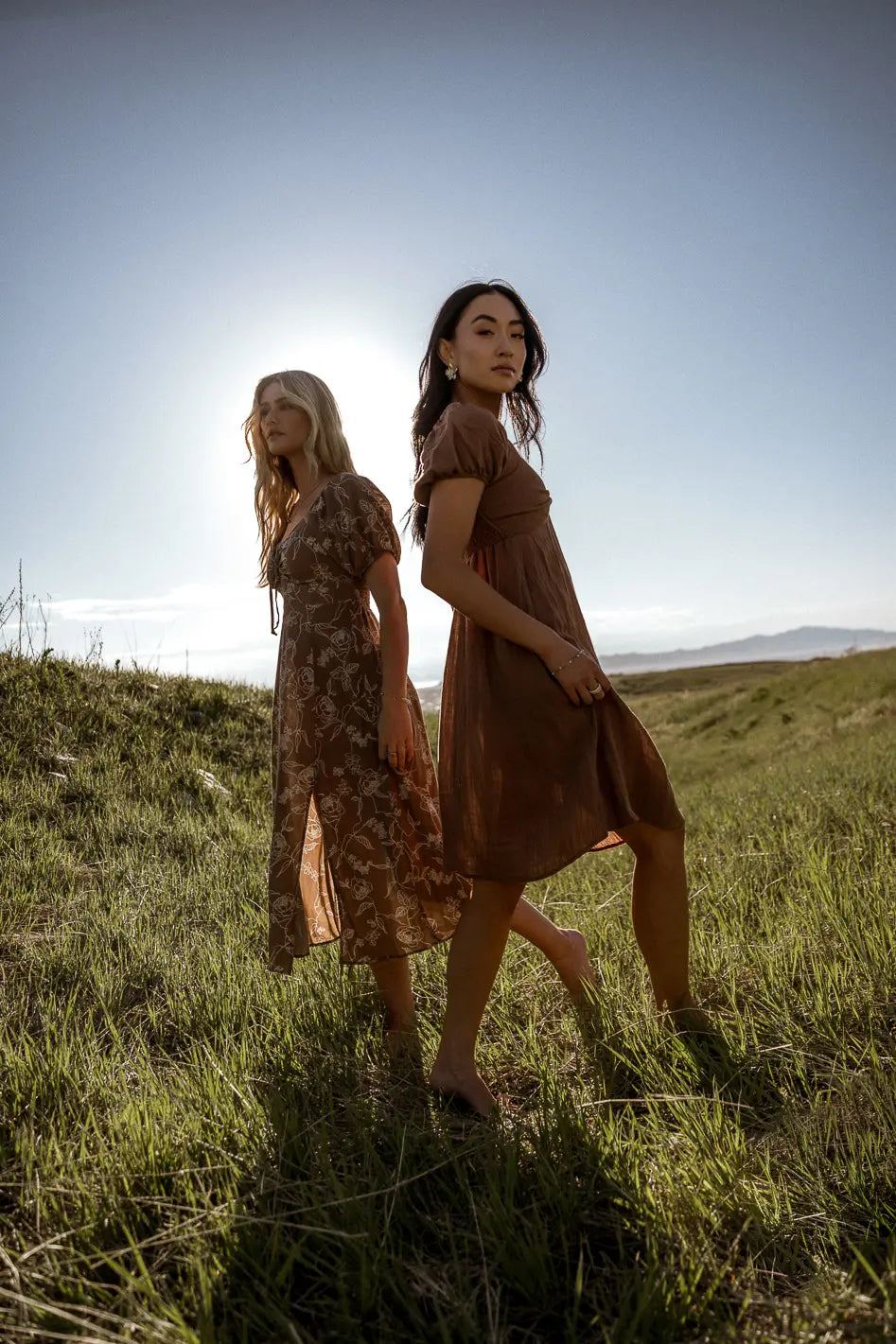 Reno Twist Dress in Brown FINAL SALE