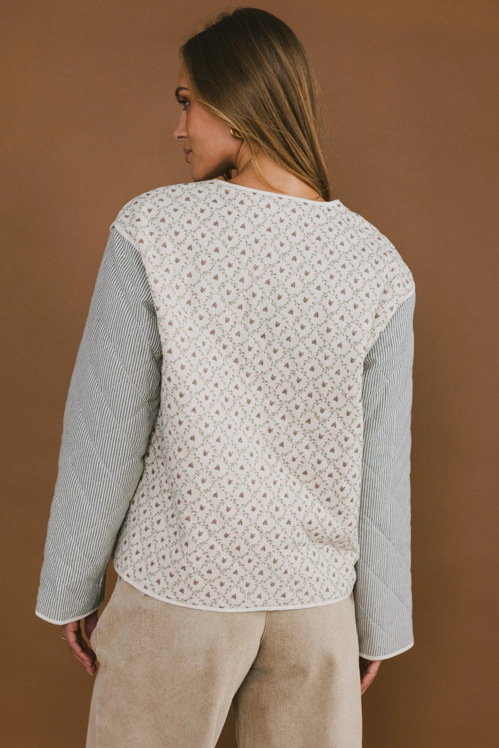 Lucas Quilted Jacket in Forest