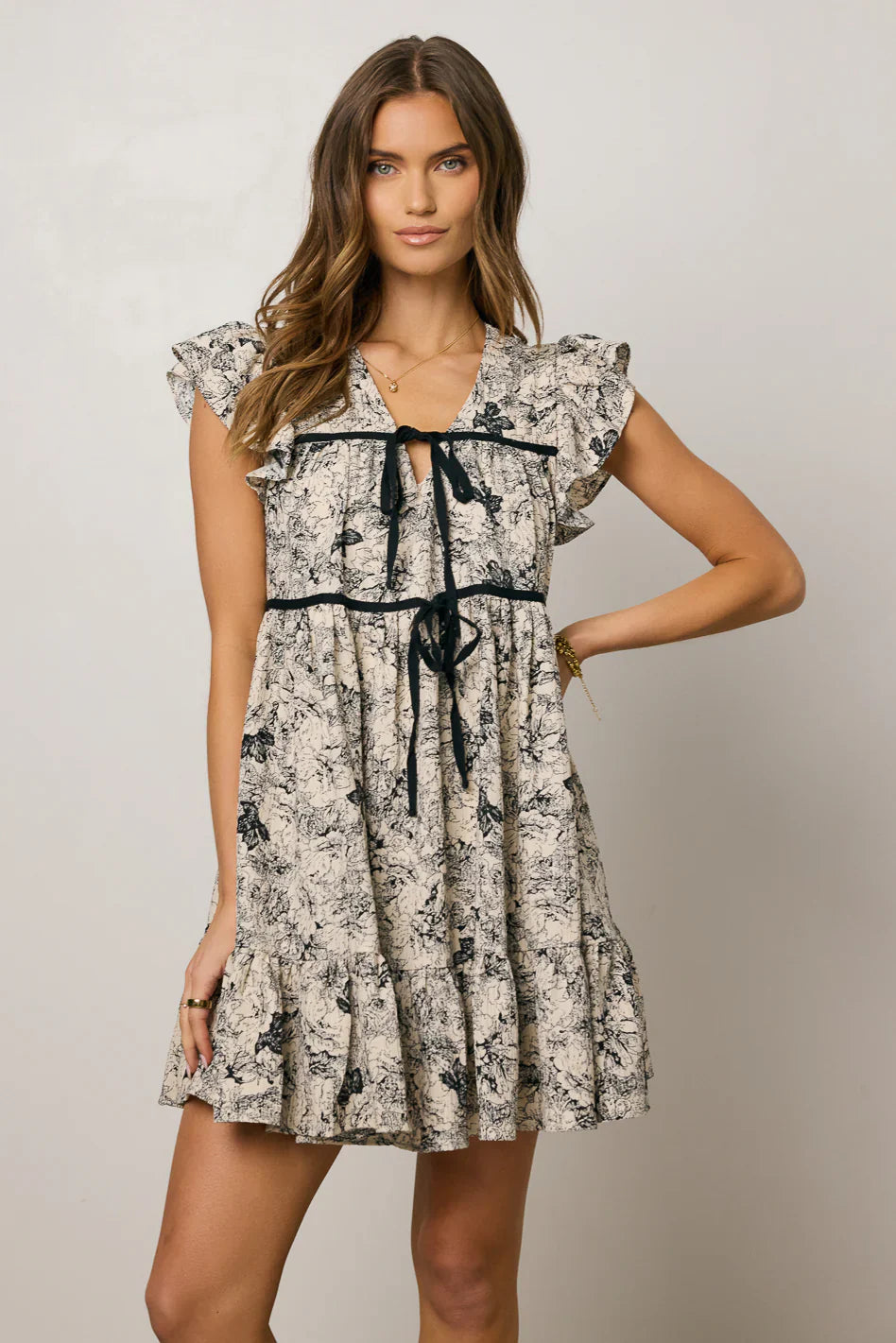 Kennie Floral Mini Dress FINAL SALE