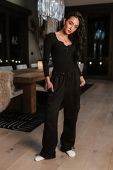Joanna Cargo Sweatpants in Black FINAL SALE