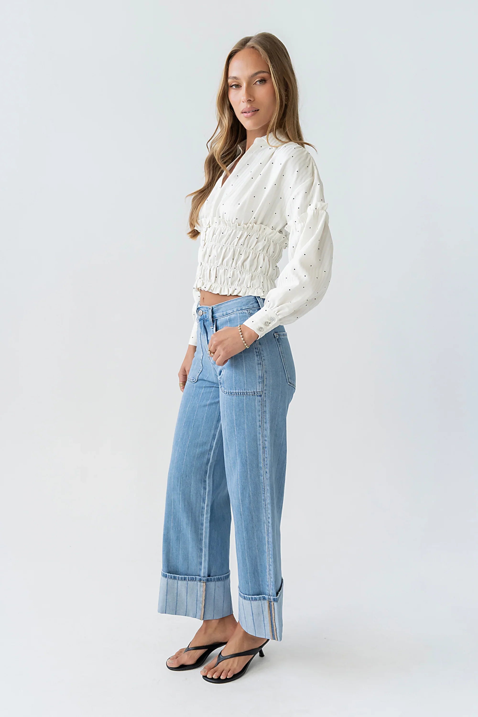 Marta Polka Dot Blouse