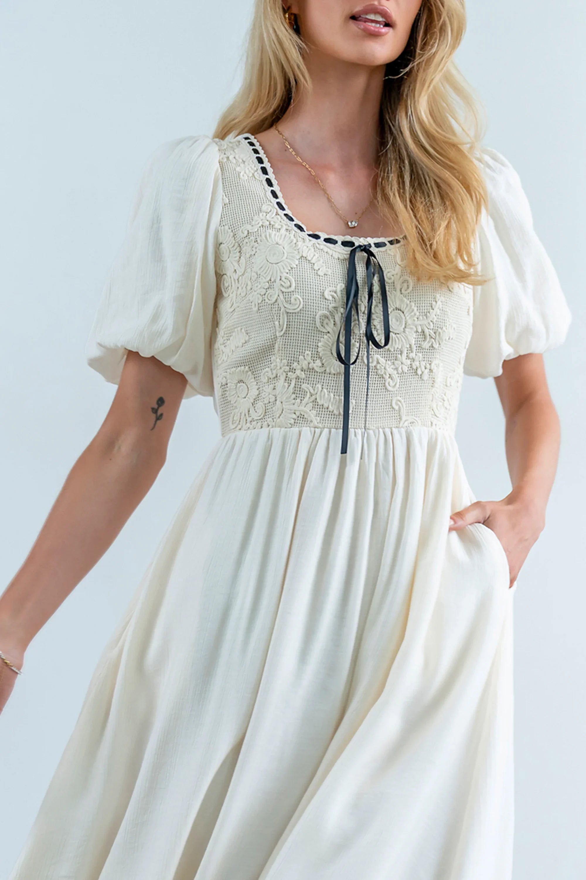 Camryn Embroidered Maxi Dress